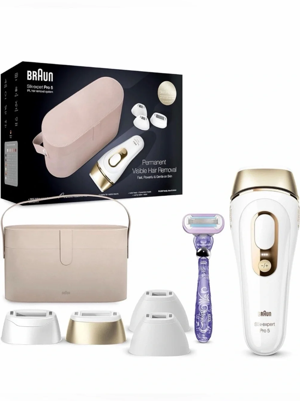 Braun Silk Expert Pro 5 IPL Laser Hair Removal System PL5347 New In Box!